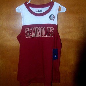 Womens Sleeveless Medium Seminoles Shirt